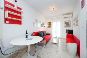 Et opholdsområde på Apartment Bazen