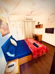 Cama o camas de una habitación en Olive-Luxury Studio Apartment