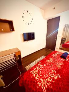 Cama o camas de una habitación en Olive-Luxury Studio Apartment