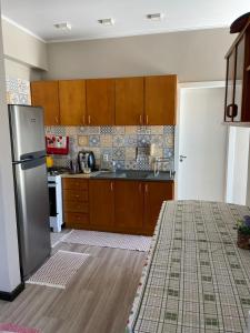 Køkken eller tekøkken på Cobertura com vista mar