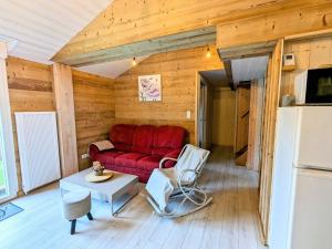 Χώρος καθιστικού στο Charmant gîte en forêt vosgienne avec parking privé - FR-1-589-785