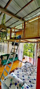 Balkón nebo terasa v ubytování Cabaña treehouse Mountain View