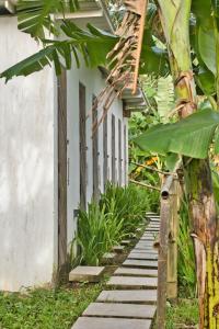 Κήπος έξω από το Kalikasan Glamping Resort near Manila with Overlooking Pool and Starlink