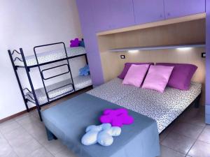 Ένα ή περισσότερα κρεβάτια σε δωμάτιο στο Residenz Regent Wohnung Grand Suite für 8 Personen