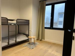 Postel nebo postele na pokoji v ubytování Splendide appartement neuf à Zaventem airport