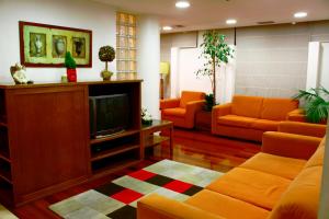Posezení v ubytování Hotel das Taipas