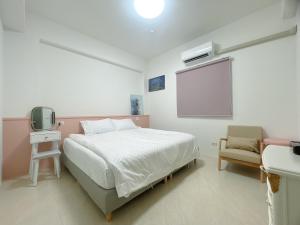 Katil atau katil-katil dalam bilik di 近前來電梯景觀包棟別墅