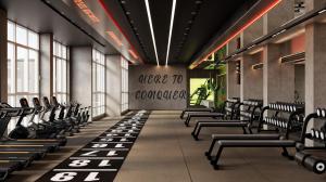 Fitness centrum a/nebo fitness zařízení v ubytování Phoenix Hotel & Wellness