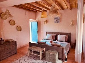 Postel nebo postele na pokoji v ubytování Hacienda Joud Marrakech-Safi + 32 fotografií
