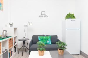 Kuchyň nebo kuchyňský kout v ubytování Moreno Rooms