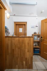 Kuchyň nebo kuchyňský kout v ubytování Hotel Valerie