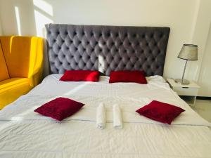 Postel nebo postele na pokoji v ubytování Asirima Villas