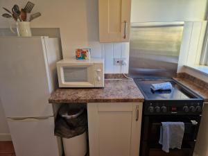 Kuchyň nebo kuchyňský kout v ubytování One Bed Ground Floor Apartment- Great Getaway