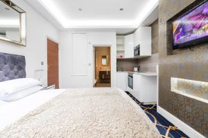 Kuchyň nebo kuchyňský kout v ubytování Marble Arch Mews Apart'hotel + 14 fotografií