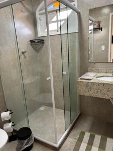 Koupelna v ubytování Hospedagem Clã dos Couto - Pousada