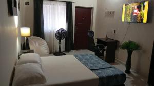 Katil atau katil-katil dalam bilik di Apartmento en Laureles