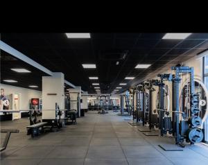 Fitness centrum a/nebo fitness zařízení v ubytování VG CITY STAY - airport & city