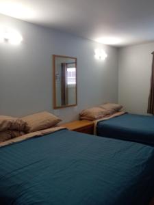Postel nebo postele na pokoji v ubytování Mountain View Motel