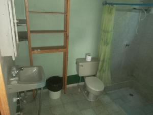 Et bad på Juan Lindo Hostel