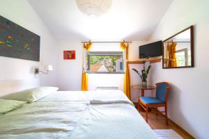 Postel nebo postele na pokoji v ubytování Art Apartment SeaSoul