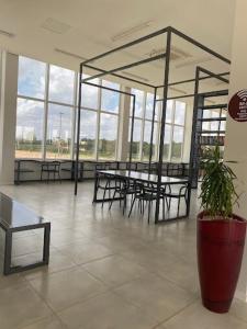 En restaurant eller et andet spisested på Paraíso em Aquiraz - Paz, Sol e Mar ao seu Alcance