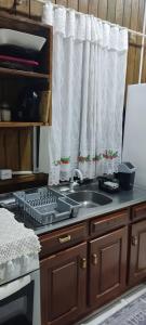 Dapur atau dapur kecil di Vista da lagoa