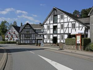 Das Gebäude in dem sich die Ferienwohnung befindet