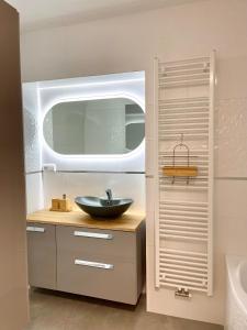 Koupelna v ubytování Apartmán CORA
