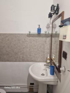 Koupelna v ubytování B&B La Riva del Po Camera indipendente