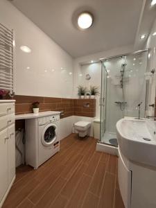 Kúpeľňa v ubytovaní Apartament Marcin