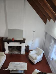 Χώρος καθιστικού στο Casa a dos cuadras del mar en Pinamar