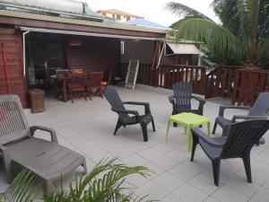 Patio nebo venkovní prostory v ubytování Ti Village Creole