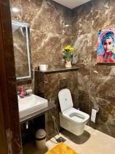 Ένα μπάνιο στο Aquanique apartment - Great luxury