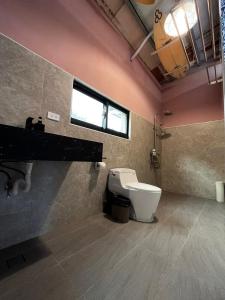 Koupelna v ubytování Lugo Hotel
