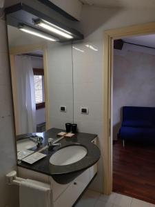Koupelna v ubytování Hotel Borgo Antico