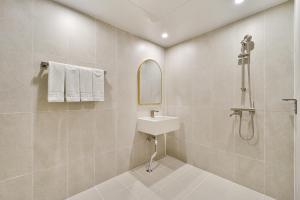 Ένα μπάνιο στο Gyeongju Coolstay hotel