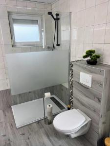 Koupelna v ubytování ElasFerienhaus