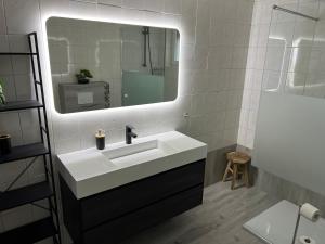 Koupelna v ubytování ElasFerienhaus