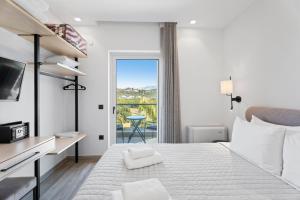 Posteľ alebo postele v izbe v ubytovaní Frunze Luxury Apartments