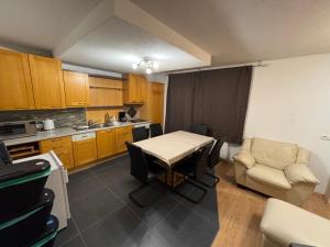 Kuchyň nebo kuchyňský kout v ubytování Apart Weitblick Executive Suite