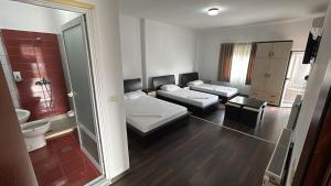 Postel nebo postele na pokoji v ubytování Hotel Yjet