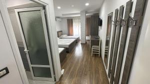 Postel nebo postele na pokoji v ubytování Hotel Yjet