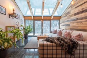 Posezení v ubytování Boutiquehotel Grandau
