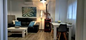 Posezení v ubytování Casa Alpha