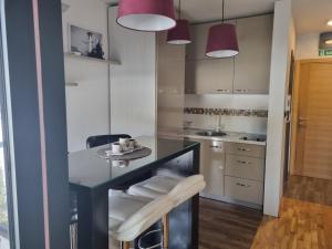 A kitchen or kitchenette at Kamin LUX
