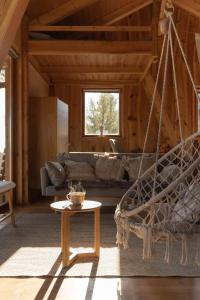 Posezení v ubytování Druhanov Cottage