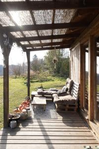 Zahrada ubytování Druhanov Cottage