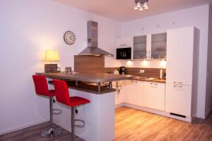 O bucătărie sau chicinetă la 145 Meerblick Ferienwohnung