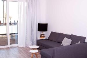 O zonă de relaxare la 145 Meerblick Ferienwohnung