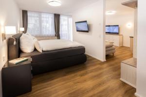 Et opholdsområde på FeWo-Bergromantik mit Sauna und Pool + 15 billeder